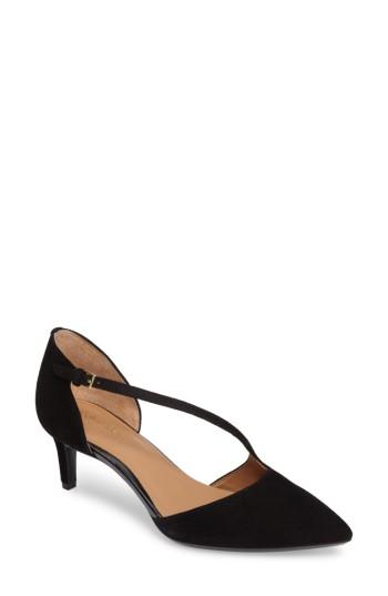 Women's Calvin Klein Page Pointy Toe Pump .5 M - Black