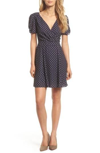 Women's Adelyn Rae Vera Fit & Flare Dress - Blue