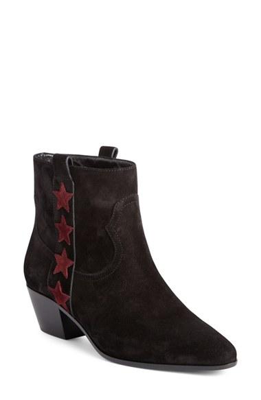 Women's Saint Laurent 'rock Star' Bootie .5us / 37.5eu - Black