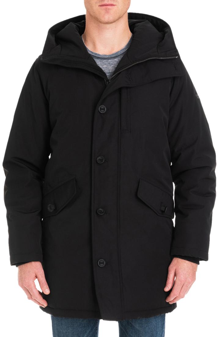 Men's Michael Kors Gardiner Water Resistant Snorkel Coat - Black