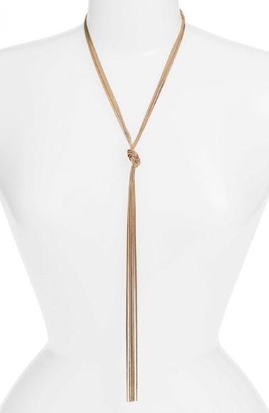 Women's Nordstrom Multistrand Knotted Y-necklace