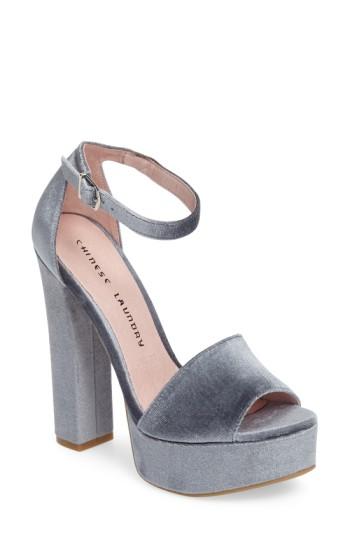 Women's Chinese Laundry Ace Platform Sandal M - Blue