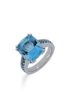 Women's Bony Levy Aquamarine & Blue Topaz Ring (nordstrom Exclusive)