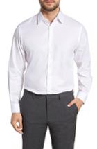 Men's Nordstrom Men's Shop Traditional Fit Solid Dress Shirt .5 33 - White