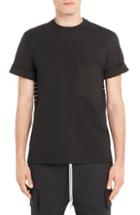Men's Neil Barrett Back Stripe T-shirt - Black