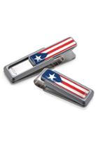 Men's M-clip Puerto Rican Flag Money Clip -