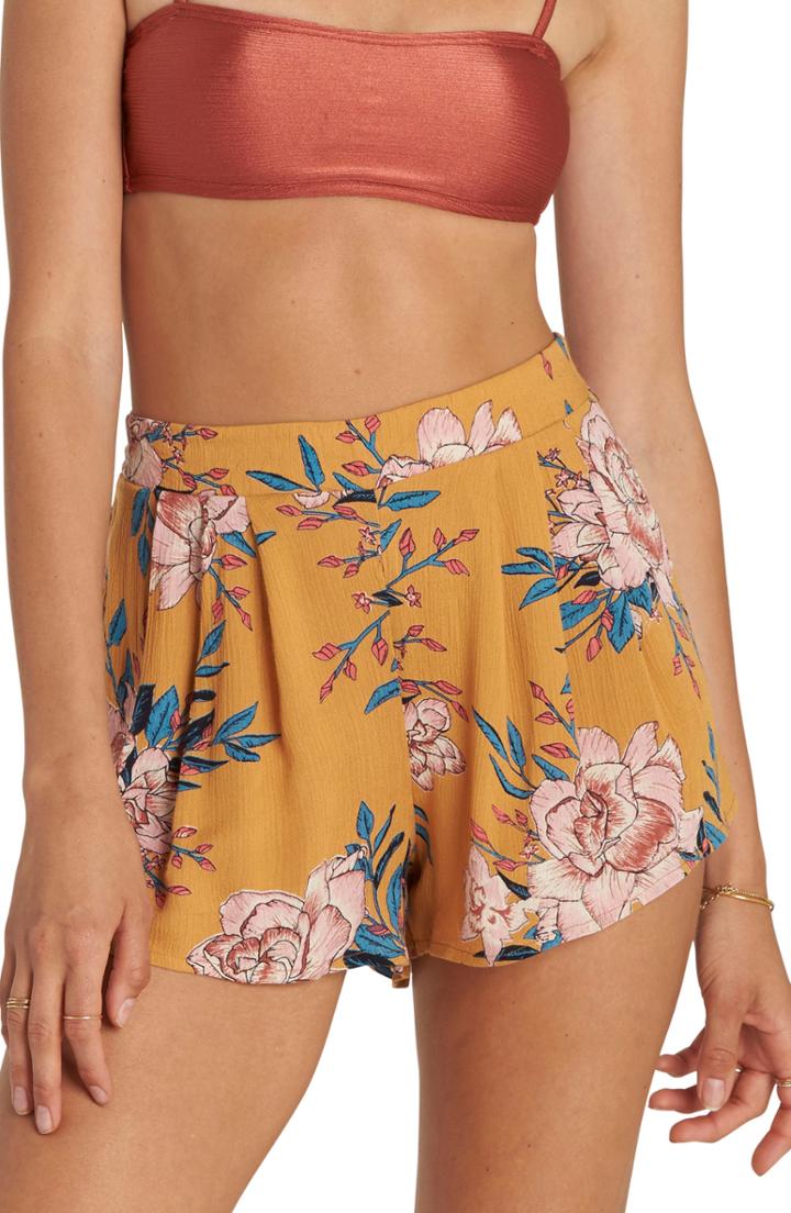 Women's Billabong La Jupe Print High Waist Shorts