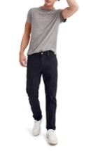 Men's Madewell Slim Straight Fit Jeans X 32 - Black