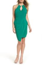 Women's Adelyn Rae Halter Sheath Dress - Green