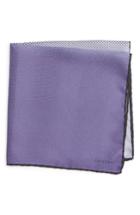 Men's Lanvin Silk Pocket Square, Size - Purple