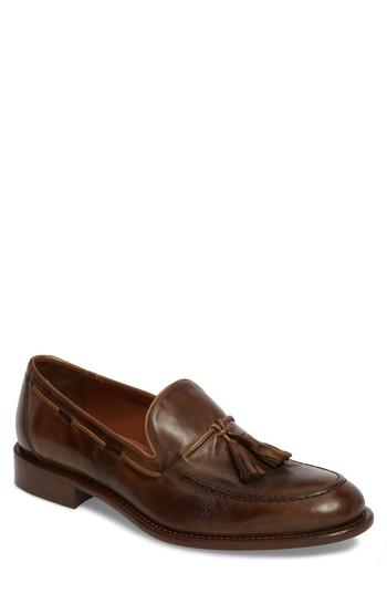 Men's J & M 1850 Bryson Tassel Loafer M - Brown