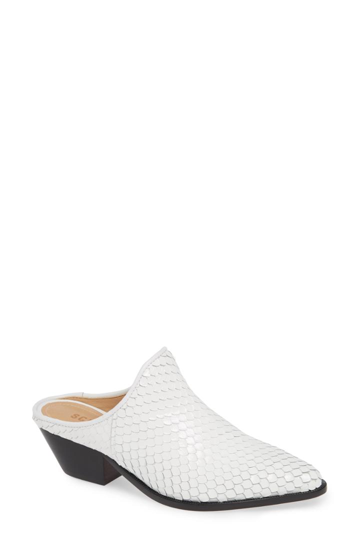 Women's Schutz Leanny Mule .5 M - White