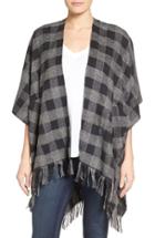 Women's Sole Society Check Print Wrap