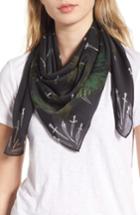 Women's Rag & Bone Floral Camo Dagger Silk Scarf