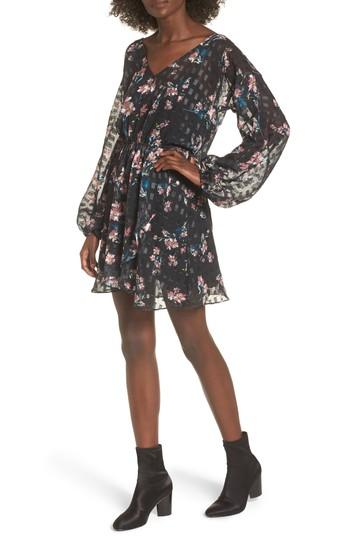 Women's Devlin Alexis Floral Dress - Black