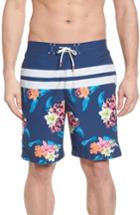 Men's Tommy Bahama Baja Saltwater Blooms Board Shorts - Blue