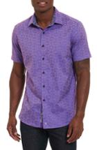 Men's Robert Graham Cullen Regular Fit Sport Shirt, Size - Purple