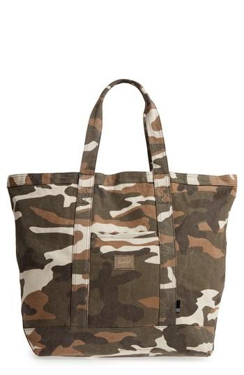 Herschel Supply Co. Bamfield Cotton Canvas Tote - Green