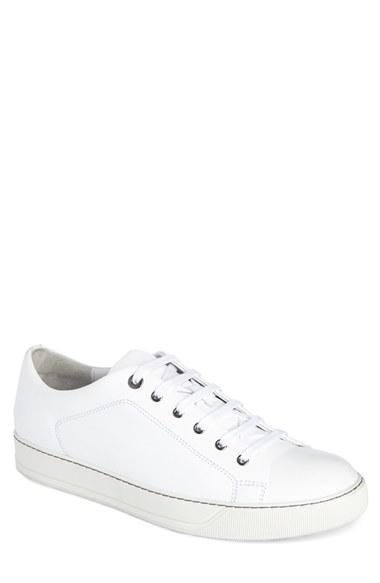 Men's Lanvin Low Top Cap Toe Sneaker Us / 6uk - White