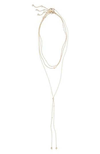 Women's Bp. 3-pack Chain & Lariat Necklaces