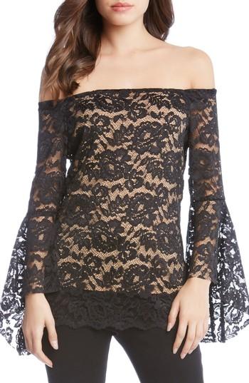 Women's Karen Kane Off The Shoulder Bell Sleeve Blouse