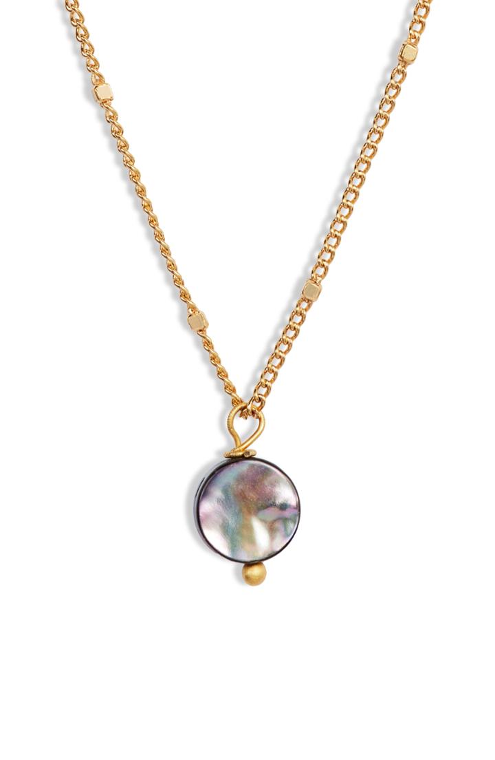 Women's Lux Divine Abalone Pendant Necklace