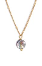 Women's Lux Divine Abalone Pendant Necklace
