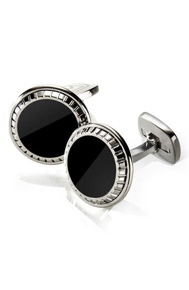 Men's M-clip Enamel Cuff Links