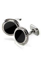 Men's M-clip Enamel Cuff Links