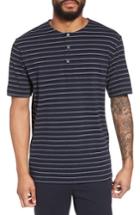 Men's Theory Relaxed Stripe Henley - Blue