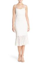 Women's French Connection Lace Midi Dress - White