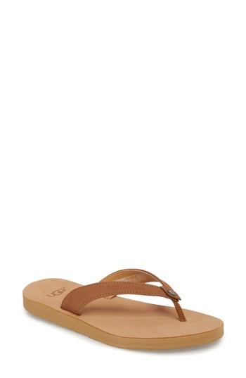 Women's Ugg Tawney Flip Flop M - Brown