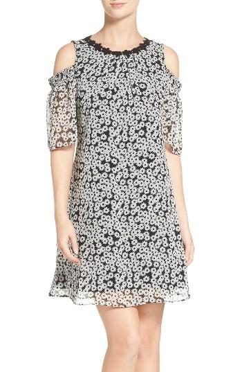 Women's Taylor Dresses Cold Shoulder Chiffon Dress