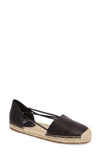 Women's Eileen Fisher Lee Espadrille Flat .5 M - Black