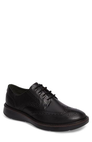 Men's Ecco Lhasa Wingtip -8.5us / 42eu - Black
