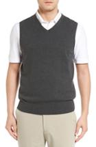 Men's Cutter & Buck Lakemont V-neck Sweater Vest, Size - Grey