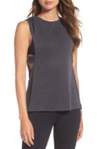 Women's Free People Fp Movement Crossback Training Tank - Black