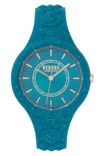 Women's Versus Versace Fire Island Silicone Strap Watch, 39mm