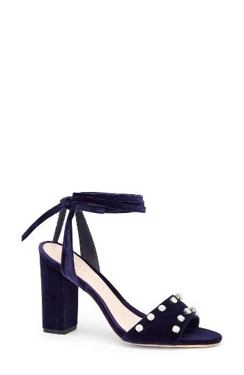 Women's Loeffler Randall Elayna Ankle Wrap Sandal .5 M - Blue