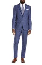 Men's Ted Baker London Trim Fit Windowpane Suit