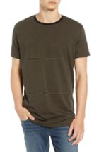 Men's Scotch & Soda Stripe T-shirt, Size - Green