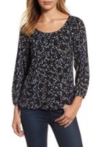 Women's Michael Michael Kors Star Peasant Top - Black