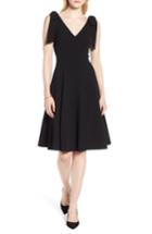 Women's 1901 Tie Shoulder Fit & Flare Dress - Black