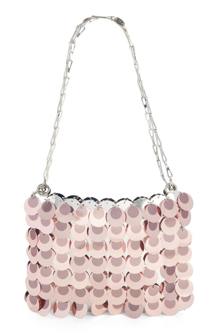Paco Rabanne Sparkle 1969 Iconic Shoulder Bag - Pink