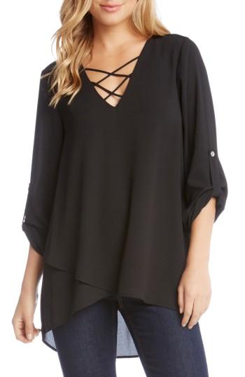 Women's Karen Kane Crisscross Wrap Top