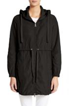 Women's Moncler Topaze Water Resistant Hooded Jacket - Black