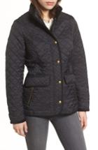 Women's Joules Warm Welcome Quilted Jacket - Black