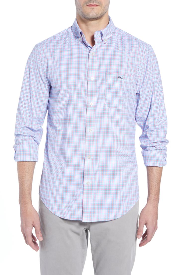 Men's Vineyard Vines Boldwater Fit Plaid Sport Shirt