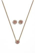 Women's Givenchy Pave Necklace & Earrings Set