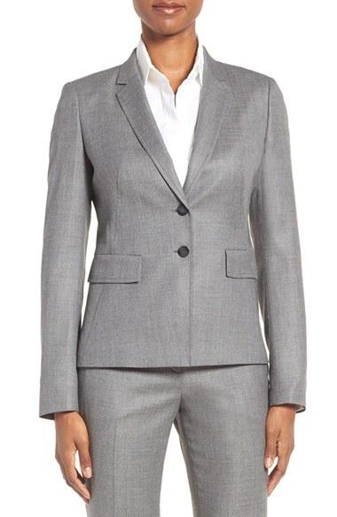 Women's Boss Jiwina Minidot Stretch Wool Jacket